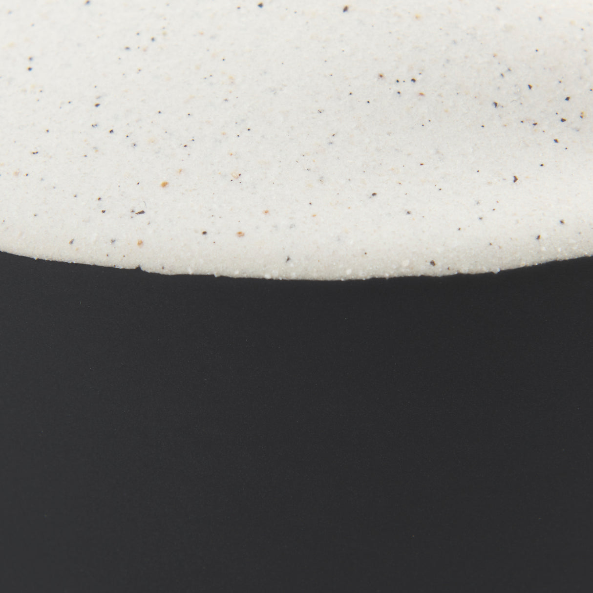 Burton 11.6H Medium White and Black Ceramic Jug Vase from Mercana - Luna Furniture