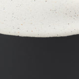 Burton 11.6H Medium White and Black Ceramic Jug Vase from Mercana - Luna Furniture