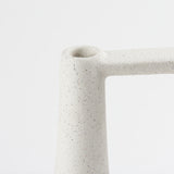 Burton 13.1H Large White and Black Ceramic Jug Vase from Mercana - Luna Furniture