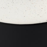 Burton 13.1H Large White and Black Ceramic Jug Vase from Mercana - Luna Furniture
