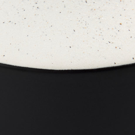 Burton 13.1H Large White and Black Ceramic Jug Vase from Mercana - Luna Furniture