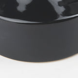 Burton 8.3H Small Glossy and Matte Black Ceramic Jug Vase from Mercana - Luna Furniture