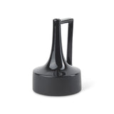 Burton 11.6H Medium Glossy and Matte Black Ceramic Jug Vase from Mercana - Luna Furniture