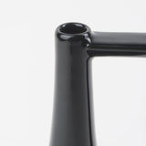 Burton 11.6H Medium Glossy and Matte Black Ceramic Jug Vase from Mercana - Luna Furniture