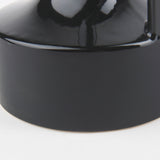 Burton 11.6H Medium Glossy and Matte Black Ceramic Jug Vase from Mercana - Luna Furniture