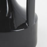 Burton 13.1H Large Glossy and Matte Black Ceramic Jug Vase from Mercana - Luna Furniture