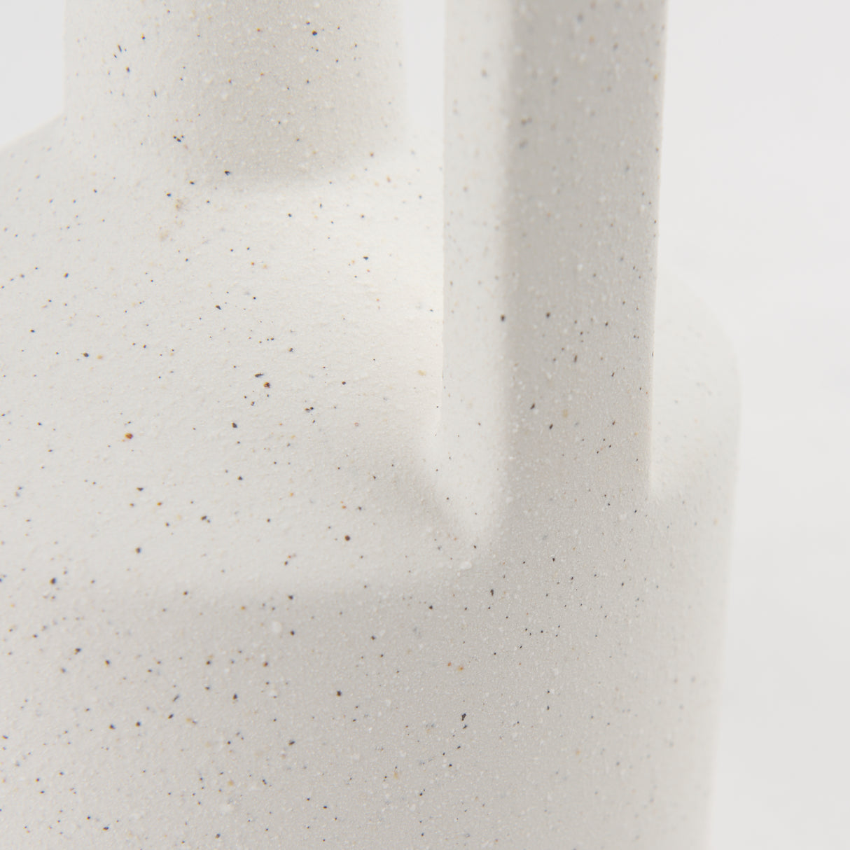 Burton 10.8H Small White Ceramic Jug Vase from Mercana - Luna Furniture
