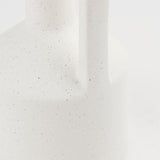 Burton 14.2H Medium White Ceramic Jug Vase from Mercana - Luna Furniture