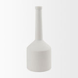 Burton 17.1H Large White Ceramic Jug Vase from Mercana - Luna Furniture