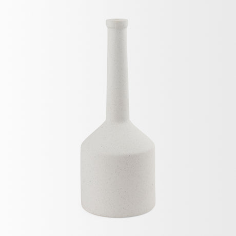 Burton 17.1H Large White Ceramic Jug Vase from Mercana - Luna Furniture
