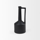 Burton 14.2H Medium Matte Black Ceramic Jug Vase from Mercana - Luna Furniture