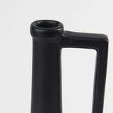 Burton 14.2H Medium Matte Black Ceramic Jug Vase from Mercana - Luna Furniture