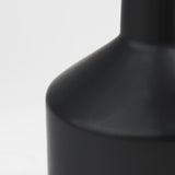 Burton 14.2H Medium Matte Black Ceramic Jug Vase from Mercana - Luna Furniture