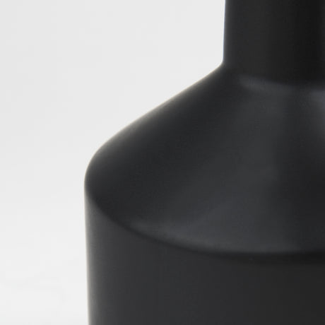 Burton 14.2H Medium Matte Black Ceramic Jug Vase from Mercana - Luna Furniture