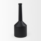 Burton 17.1H Large Matte Black Ceramic Jug Vase from Mercana - Luna Furniture