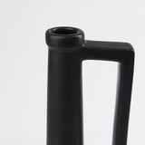 Burton 17.1H Large Matte Black Ceramic Jug Vase from Mercana - Luna Furniture