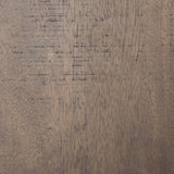 West 55L x 32W x 14H Medium Brown Wooden Angled Coffee Table from Mercana - Luna Furniture