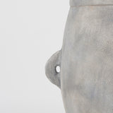 Zuma 27.2L x 18.1W x 24.4H Light Gray Ceramic Floor Vase from Mercana - Luna Furniture