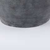Zuma 27.2L x 20.5W x 31.9H Dark Gray Ceramic Floor Vase from Mercana - Luna Furniture
