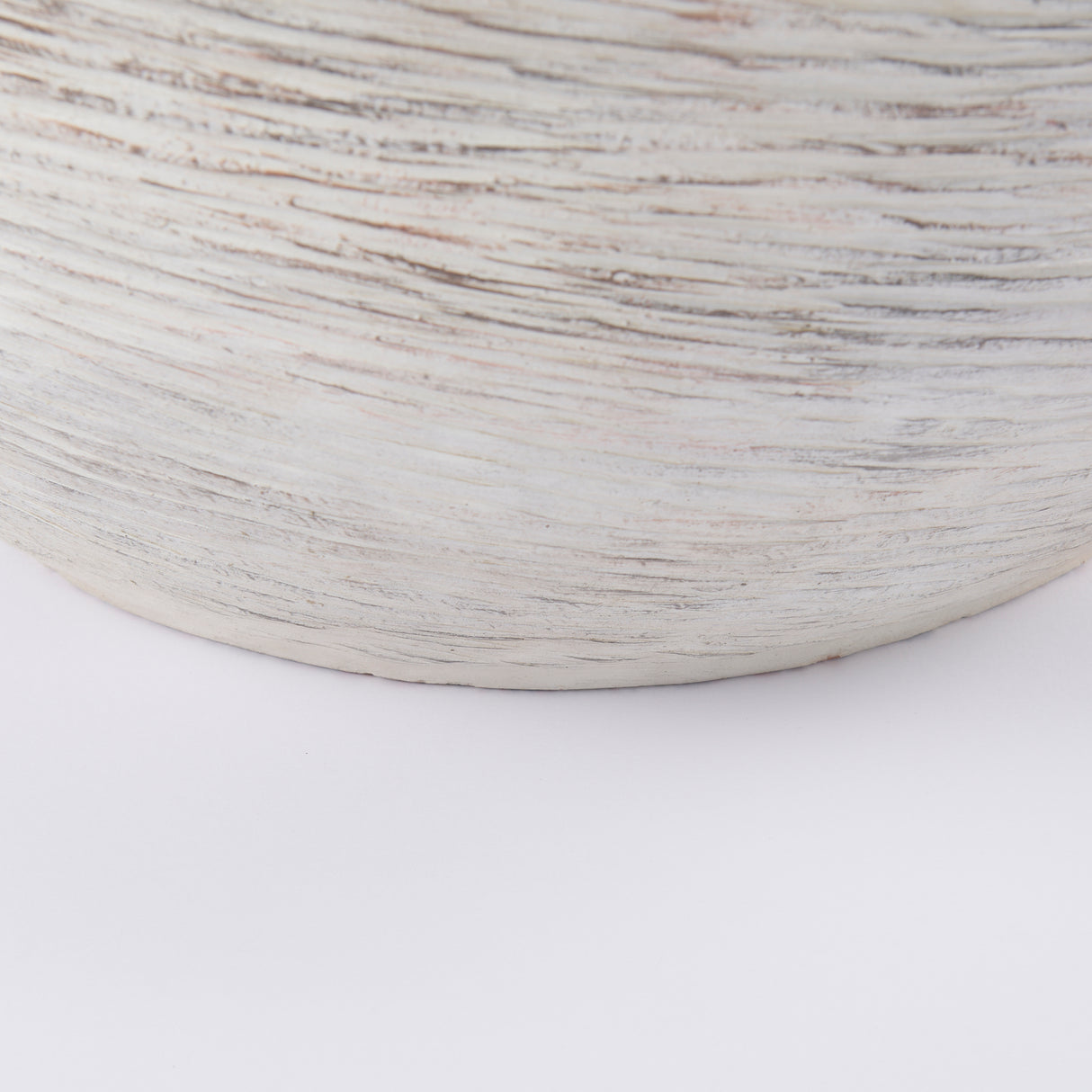 Misha 25.2L x 25.2W x 22.4H Cream Ceramic Floor Vase from Mercana - Luna Furniture