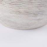 Misha 25.2L x 25.2W x 22.4H Cream Ceramic Floor Vase from Mercana - Luna Furniture