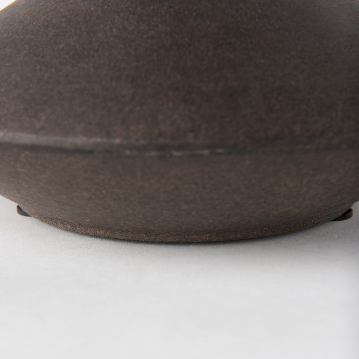 Rylee 6.9H Dark Brown Ceramic Vase from Mercana - Luna Furniture
