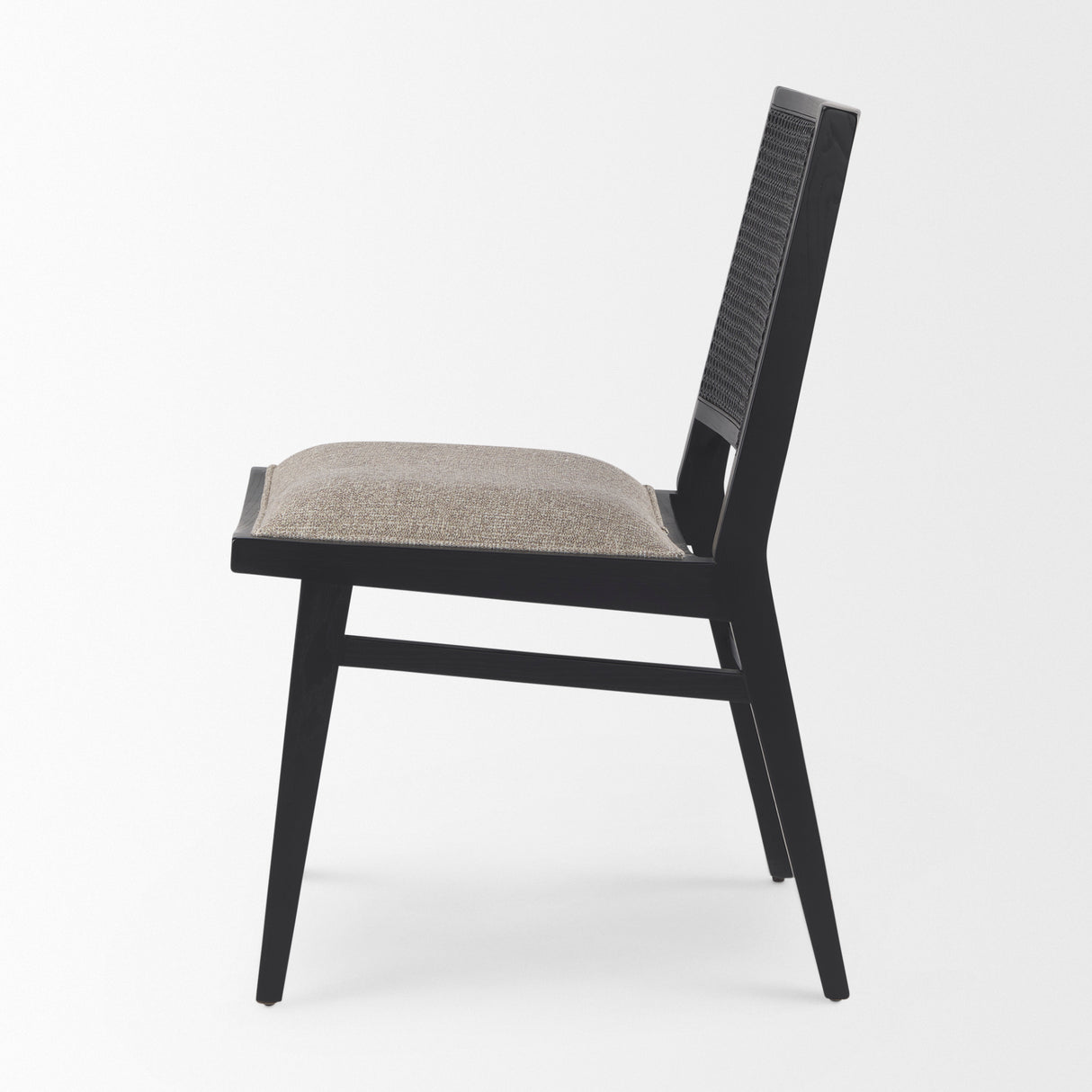 Wynn 20.5L x 24.6W x 34.1H Beige Fabric W/Black Wood Dining Chair, Set of 2 from Mercana - Luna Furniture