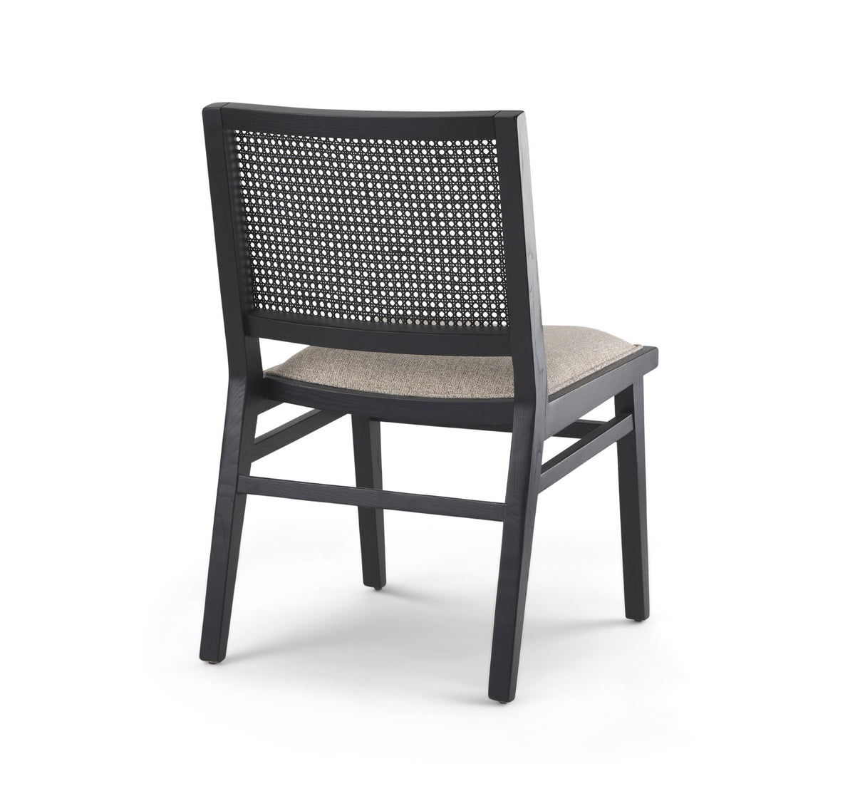 Wynn 20.5L x 24.6W x 34.1H Beige Fabric W/Black Wood Dining Chair, Set of 2 from Mercana - Luna Furniture