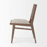 Wynn Fabric W/Brown Wood Dining Chair, Set of 2 from Mercana - Luna Furniture