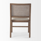 Wynn Fabric W/Brown Wood Dining Chair, Set of 2 from Mercana - Luna Furniture