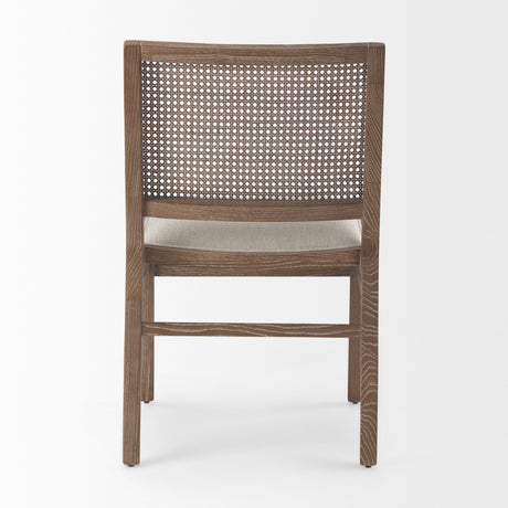 Wynn Fabric W/Brown Wood Dining Chair, Set of 2 from Mercana - Luna Furniture