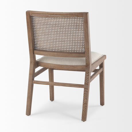 Wynn Fabric W/Brown Wood Dining Chair, Set of 2 from Mercana - Luna Furniture