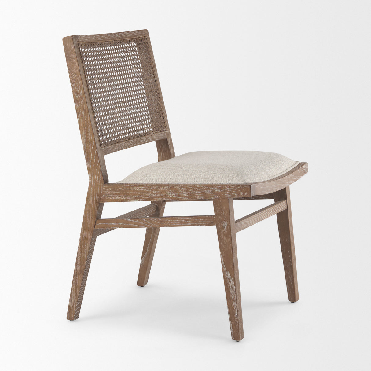 Wynn Fabric W/Brown Wood Dining Chair, Set of 2 from Mercana - Luna Furniture