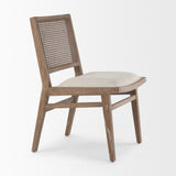 Wynn Fabric W/Brown Wood Dining Chair, Set of 2 from Mercana - Luna Furniture