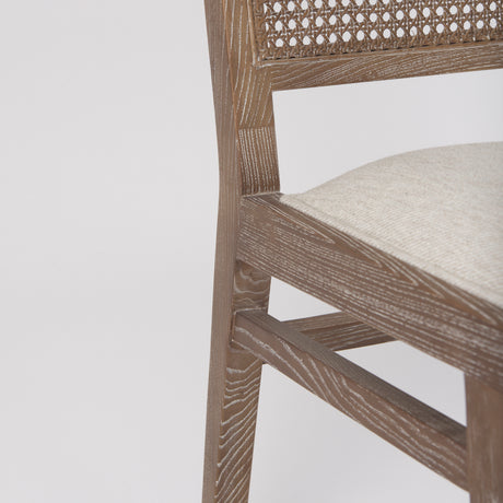 Wynn Fabric W/Brown Wood Dining Chair, Set of 2 from Mercana - Luna Furniture