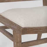 Wynn Fabric W/Brown Wood Dining Chair, Set of 2 from Mercana - Luna Furniture
