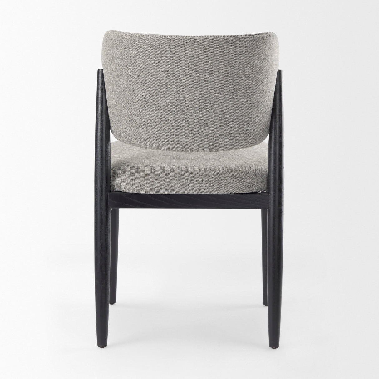 Cline 20.9L x 23.0W x 31.9H Gray Fabric W/Black Wood Dining Chair, Set of 2 from Mercana - Luna Furniture
