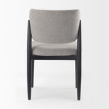 Cline 20.9L x 23.0W x 31.9H Gray Fabric W/Black Wood Dining Chair, Set of 2 from Mercana - Luna Furniture