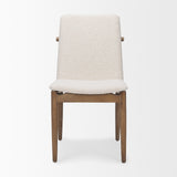 Cavett Cream Boucle Upholstered Seat W/Light Brown Wood Frame Dining Chair, Set of 2 from Mercana - Luna Furniture