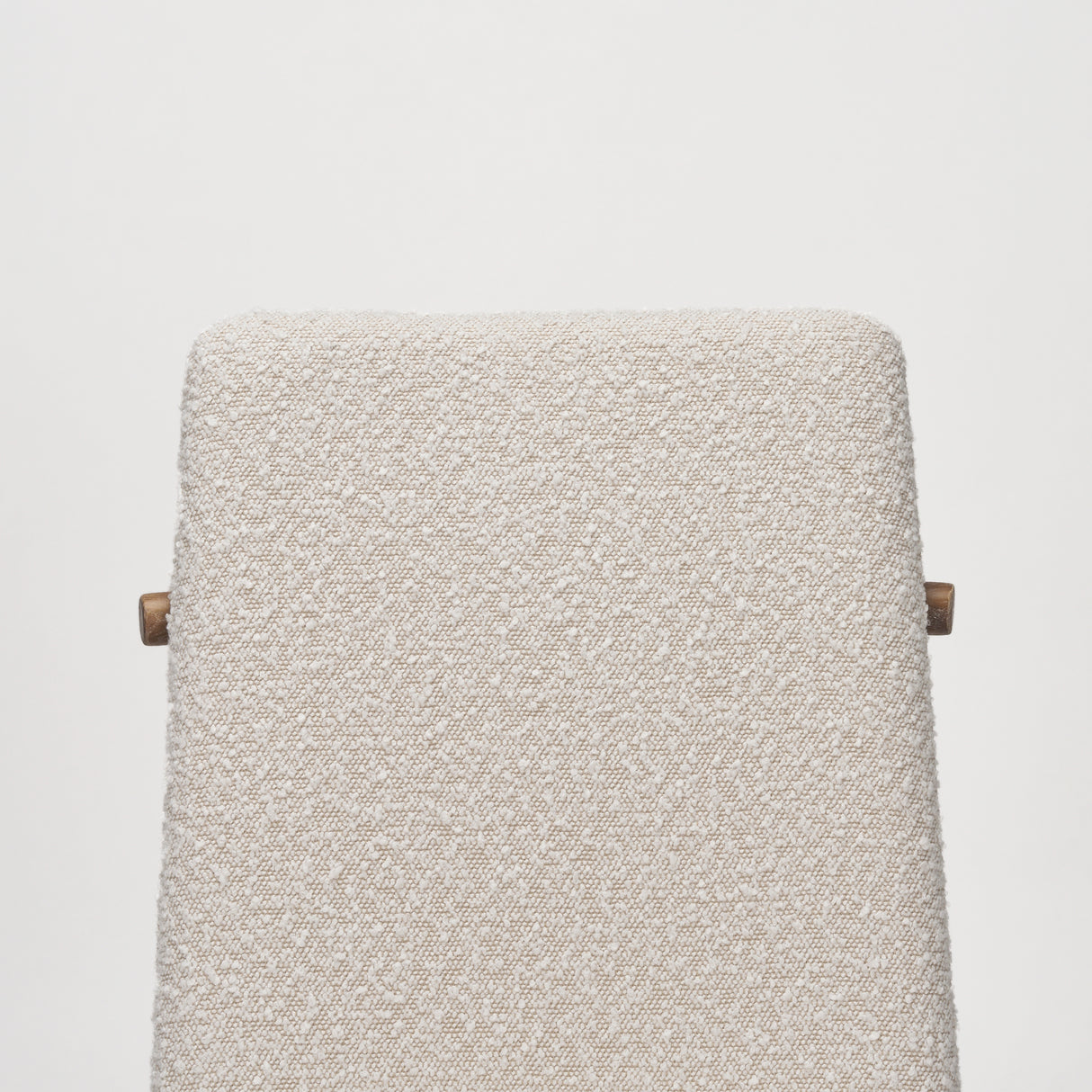 Cavett Cream Boucle Upholstered Seat W/Light Brown Wood Frame Dining Chair, Set of 2 from Mercana - Luna Furniture
