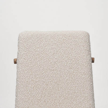 Cavett Cream Boucle Upholstered Seat W/Light Brown Wood Frame Dining Chair, Set of 2 from Mercana - Luna Furniture