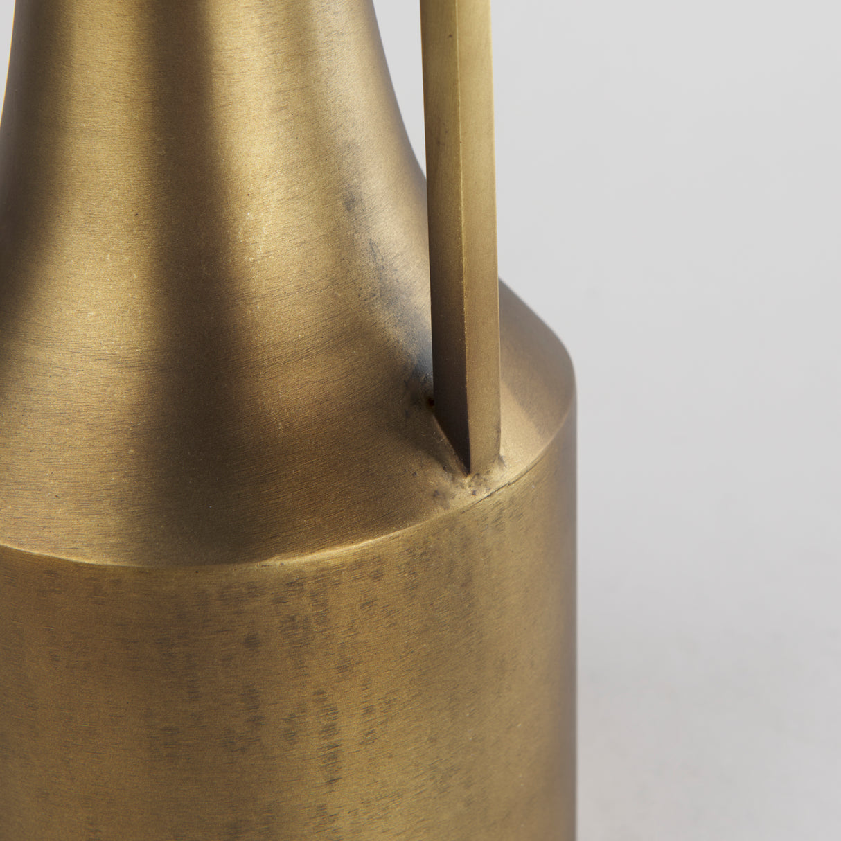 Aubrey Small 14.0H Gold Iron Flower Jug Vase from Mercana - Luna Furniture