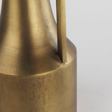 Aubrey Small 14.0H Gold Iron Flower Jug Vase from Mercana - Luna Furniture