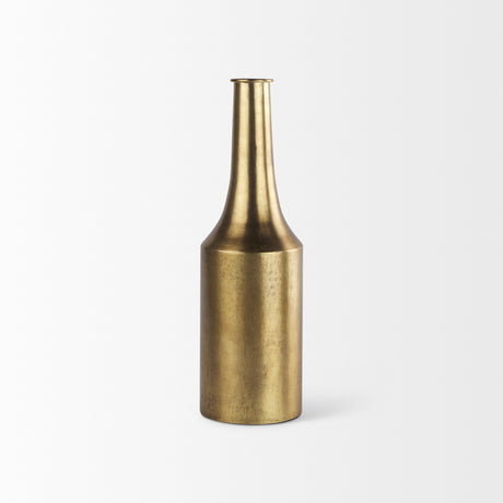 Aubrey Medium 18.0H Gold Iron Jug Vase from Mercana - Luna Furniture