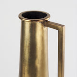 Aubrey Medium 18.0H Gold Iron Jug Vase from Mercana - Luna Furniture
