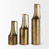 Aubrey Large 24.0H Gold Iron Jug Vase from Mercana - Luna Furniture