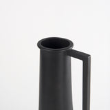 Aubrey Small 14.0H Black Iron Flower Vase from Mercana - Luna Furniture