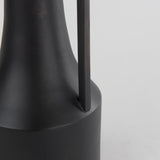 Aubrey Small 14.0H Black Iron Flower Vase from Mercana - Luna Furniture
