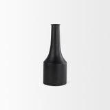 Aubrey Small 14.0H Black Iron Flower Vase from Mercana - Luna Furniture