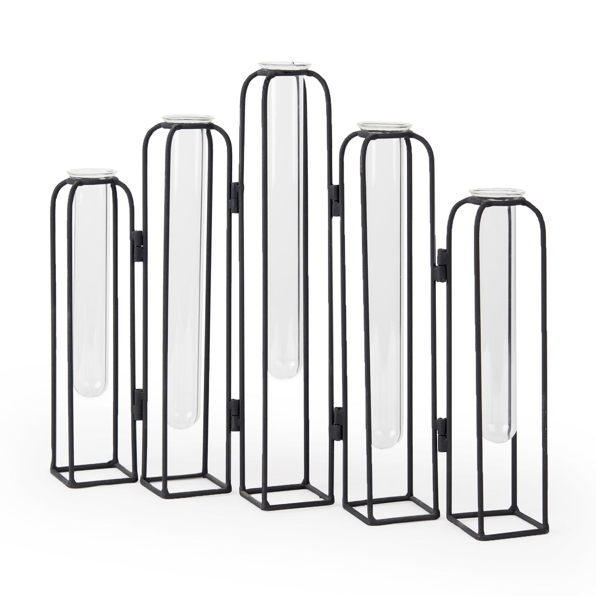 Mila 13.4L x 2.5W x 11.0H Metal and Glass Decorative Accent from Mercana - Luna Furniture